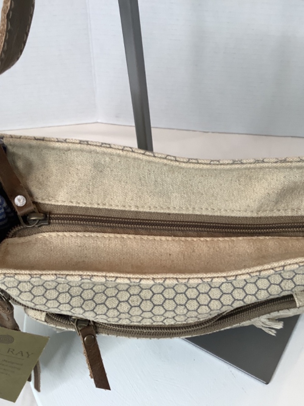 NWT CLEA RAY Canvas Skull shoulder crossbody bag - Picture 11 of 11